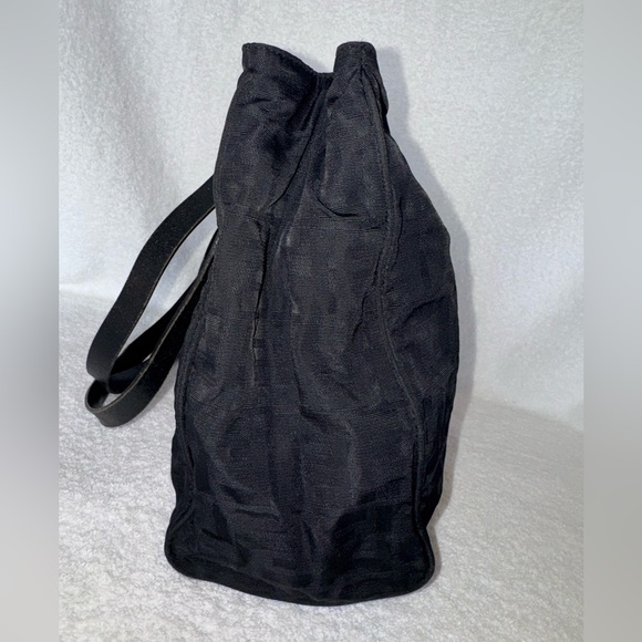 Fendi Vintage Zucca Canvas Black Tote Bag… - Picture 3 of 16